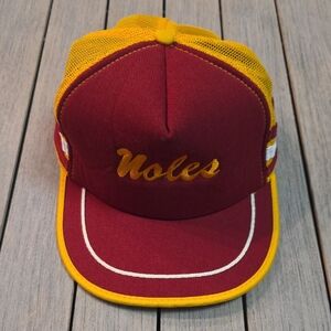 Vintage FSU Seminoles Snapback Trucker Mesh Hat Cap